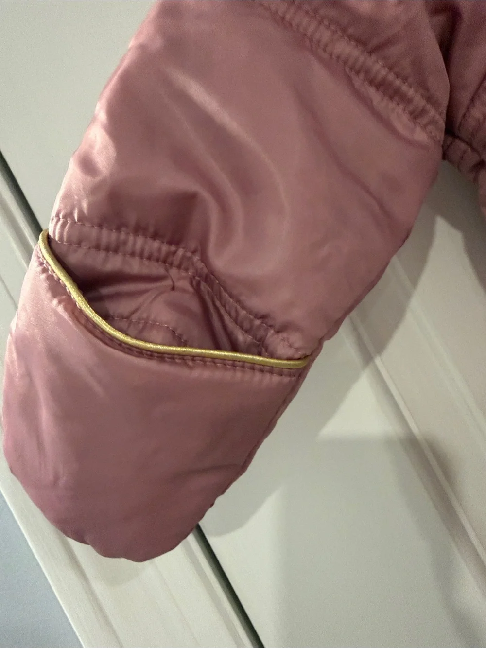 First Impressions Pink Puffer Hooded One-Piece